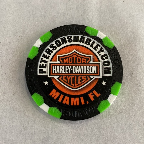 Harley-Davidson Poker Chip - Miami, Florida - Picture 2 of 3